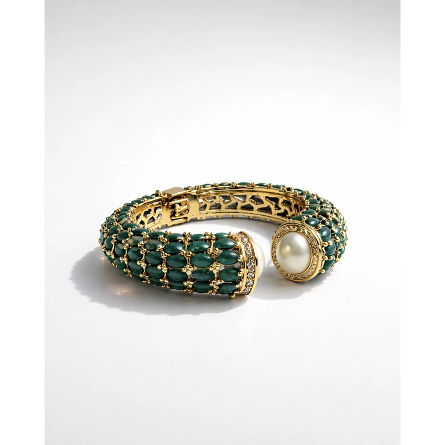 Brazalete Dafne turquesa — el toque de color que transforma tu look