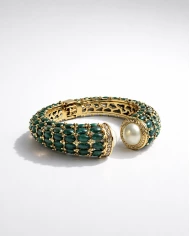 Brazalete Dafne turquesa — el toque de color que transforma tu look