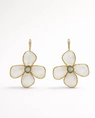 Pendientes Nácar blanco — equilibrio natural lleno de luz