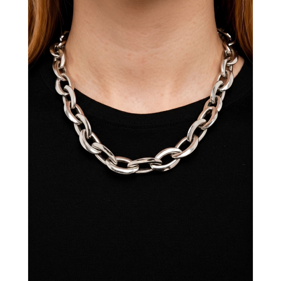 Collar Minerva plateado