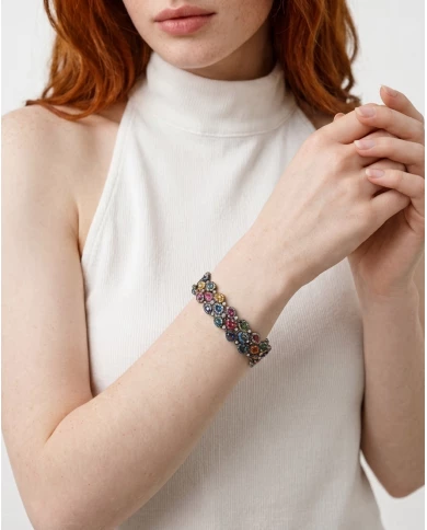 Pulsera Indira multicolor — luz y color que elevan cualquier look.
