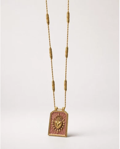 Collar Berta corazón — pieza que ilumina con fuerza y delicadeza