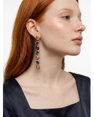 Pendientes Indira multicolor — color y luz en cada movimiento