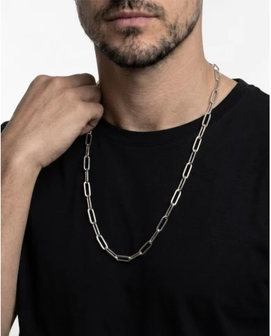 Cadena Enzo caballero — minimalismo con personalidad