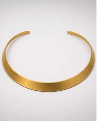 Choker Selene — elegancia minimalista en dorado mate