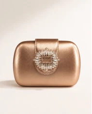 Bolso Gala Rosé — brillo sofisticado con detalle de pedrería