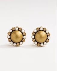 Pendientes Amber Pearl — brillo cálido con inspiración vintage Pendientes Amber Pearl — brillo cálido con inspiración vintage