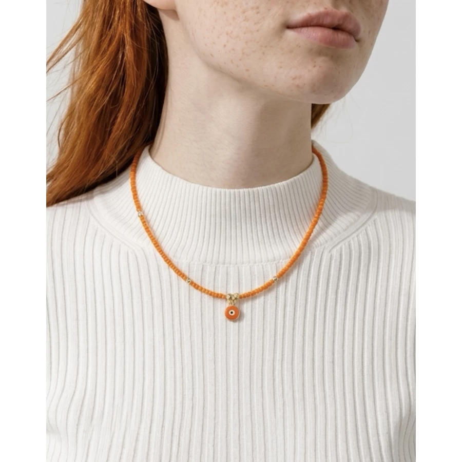 Collar Nazaré — color vibrante y amuleto de protección.