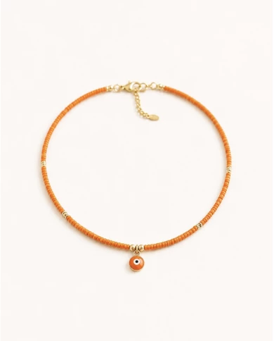 Collar Nazaré — color vibrante y amuleto de protección.