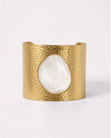 Brazalete Alba — luminosidad natural y elegancia atemporal.