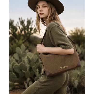 Bolso Velour Earth — la elegancia relajada de los tonos tierra