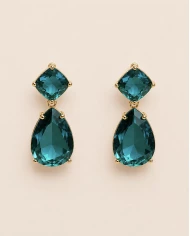 Pendientes Esmeralda Royale — el brillo del color que transforma cualquier look Pendientes Esmeralda Royale — el brillo del color que transforma cualquier look