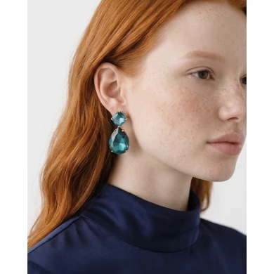 Pendientes Esmeralda Royale — el brillo del color que transforma cualquier look