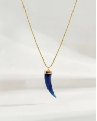 Collar Índigo Salvaje — Un amuleto para quienes encuentran belleza en lo indomable.