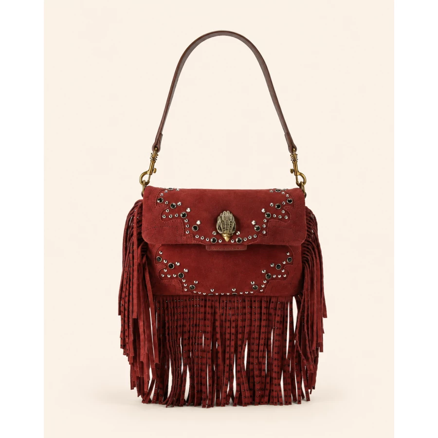 Bolso Kurt Geiger Oxford Fringe Shoulder Bag — Espíritu western con un toque de lujo