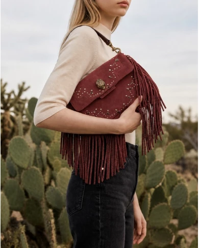 Bolso Kurt Geiger Oxford Fringe Shoulder Bag — Espíritu western con un toque de lujo