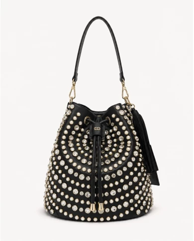 Bolso La Carrie Black Glam — el brillo que eleva cualquier look.
