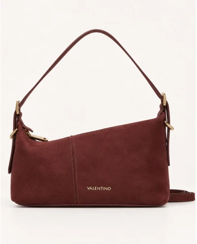 Bolso Valentino Bordeaux Velvet — elegancia y sofisticación en terciopelo.