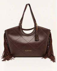 Bolso Valentino Shopping ASTRID marrón — Elegancia y carácter en formato maxi