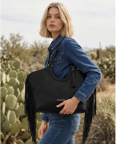 Bolso Valentino Shopping ASTRID negro — Elegancia y carácter en formato maxi