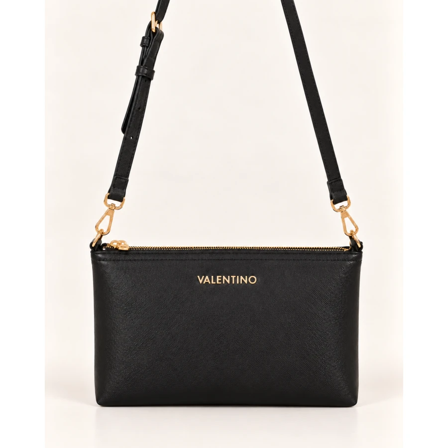 Bolso Valentino Elysse Negro — Elegancia minimalista y versátil