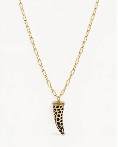 Collar Wild Horn Gold — un toque salvaje con elegancia dorada.