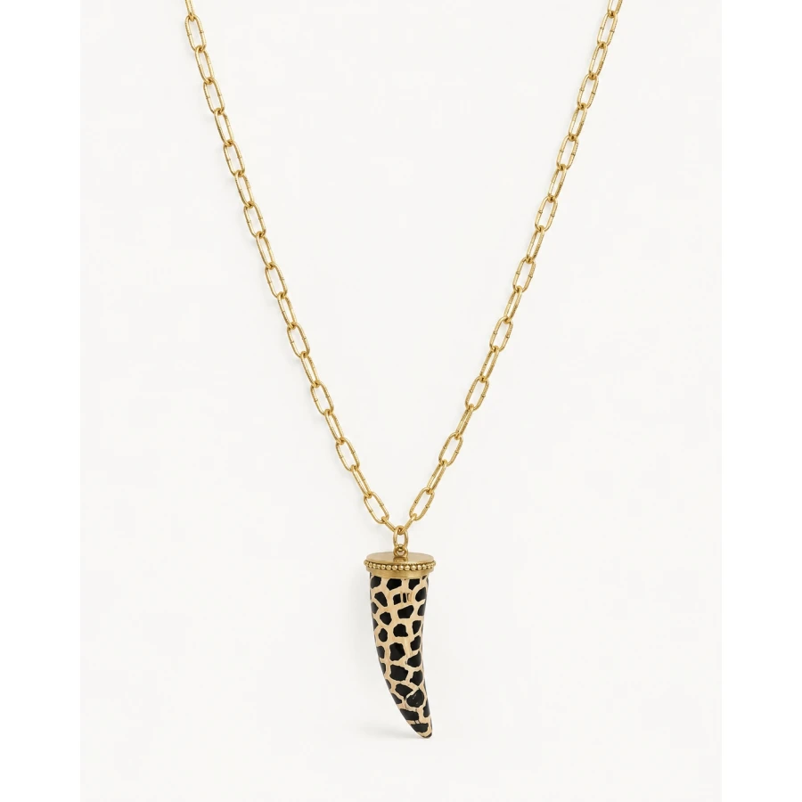 Collar Wild Horn Gold — un toque salvaje con elegancia dorada. Collar Wild Horn Gold — un toque salvaje con elegancia dorada.