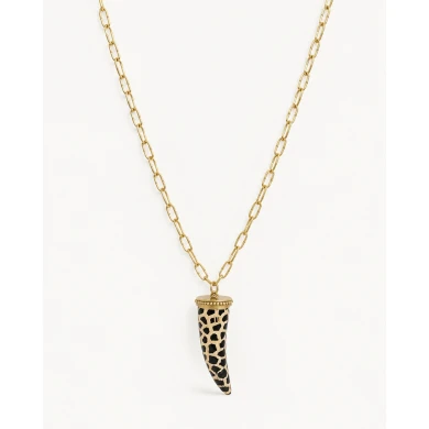 Collar Wild Horn Gold — un toque salvaje con elegancia dorada.
