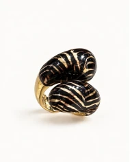 Anillo Zebra Gold — un diseño escultórico con carácter.