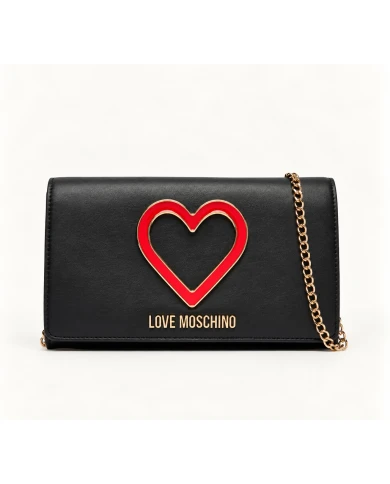 Bolso Love Moschino Red Heart Black — el corazón que marca la diferencia.