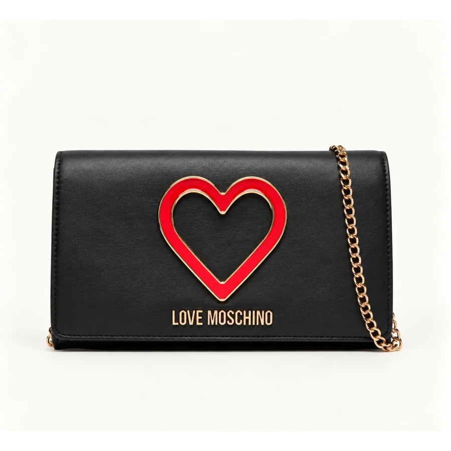 Bolso Love Moschino Red Heart Black — el corazón que marca la diferencia.