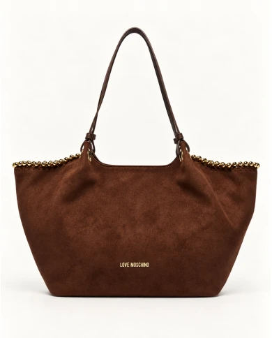 Bolso Love Moschino Soft Chocolate — calidez y estilo en tono marrón.