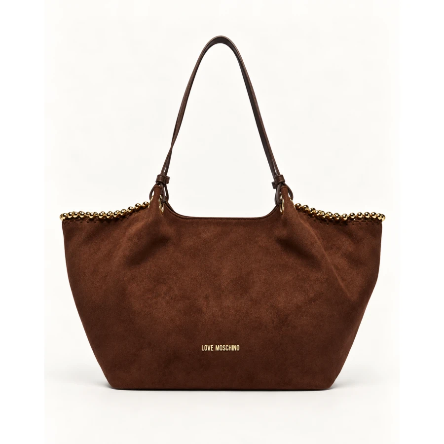 Bolso Love Moschino Soft Chocolate — calidez y estilo en tono marrón.