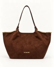 Bolso Love Moschino Soft Chocolate — calidez y estilo en tono marrón.
