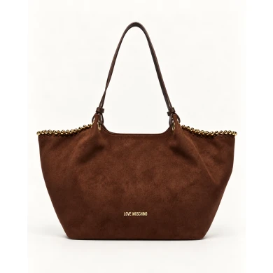 Bolso Love Moschino Soft Chocolate — calidez y estilo en tono marrón.