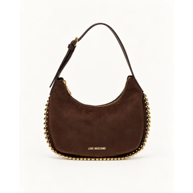 Bolso Love Moschino Manhattan Chocolate — carácter y elegancia en ante.