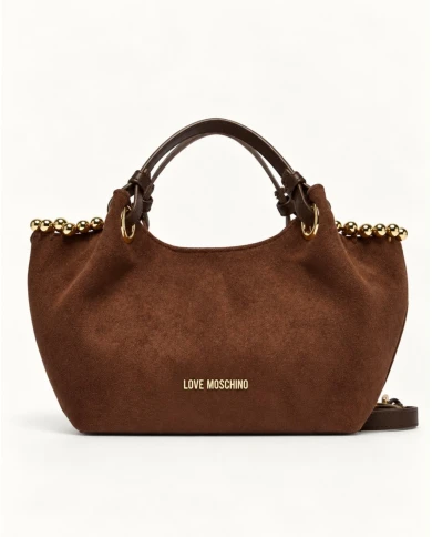 Bolso Love Moschino Manhattan Chocolate mini— un toque de estilo para cada día.