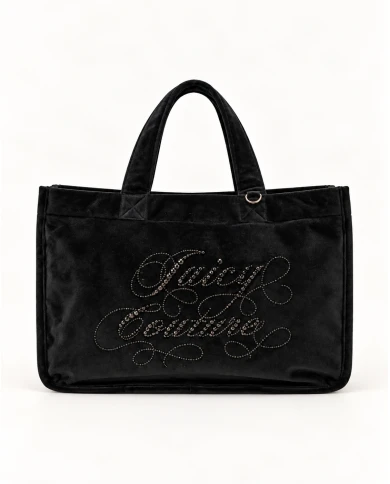 Bolso Juicy Couture Black Signature — elegancia en clave urbana.