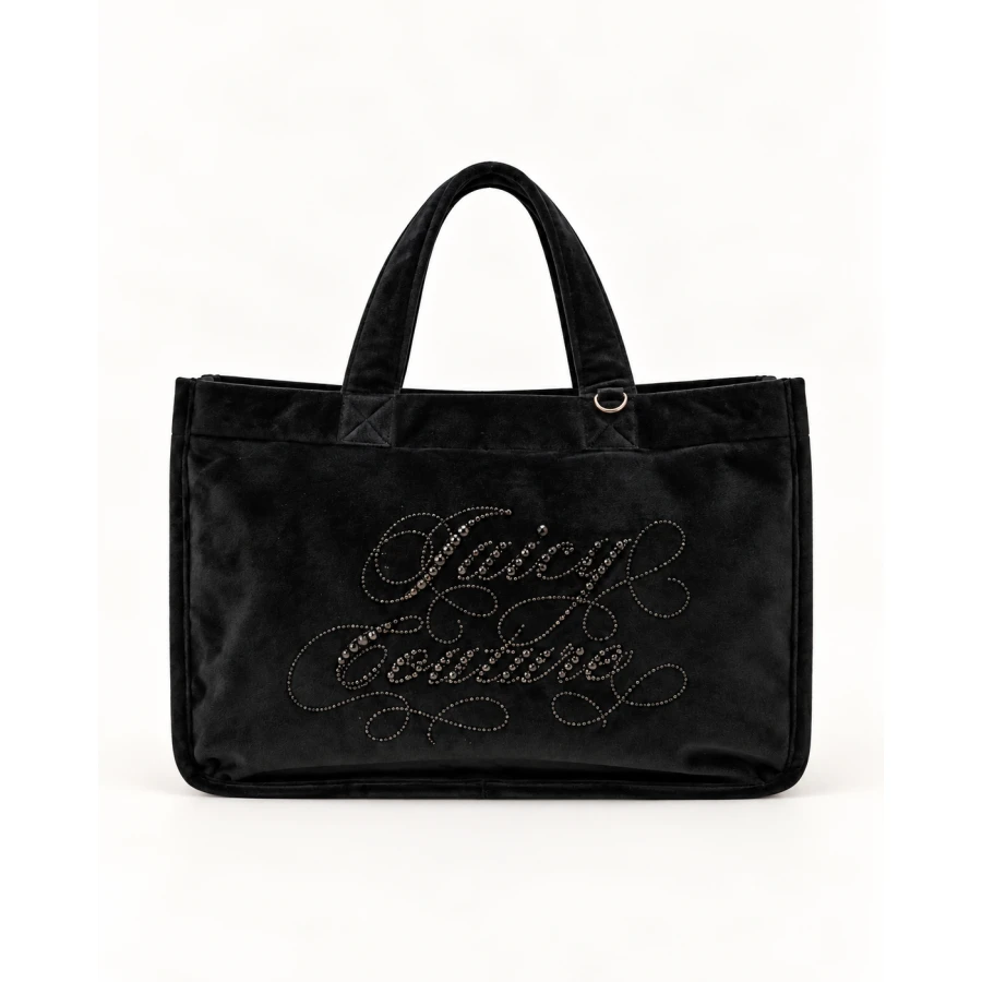 Bolso Juicy Couture Black Signature — elegancia en clave urbana. Bolso Juicy Couture Black Signature — elegancia en clave urbana.