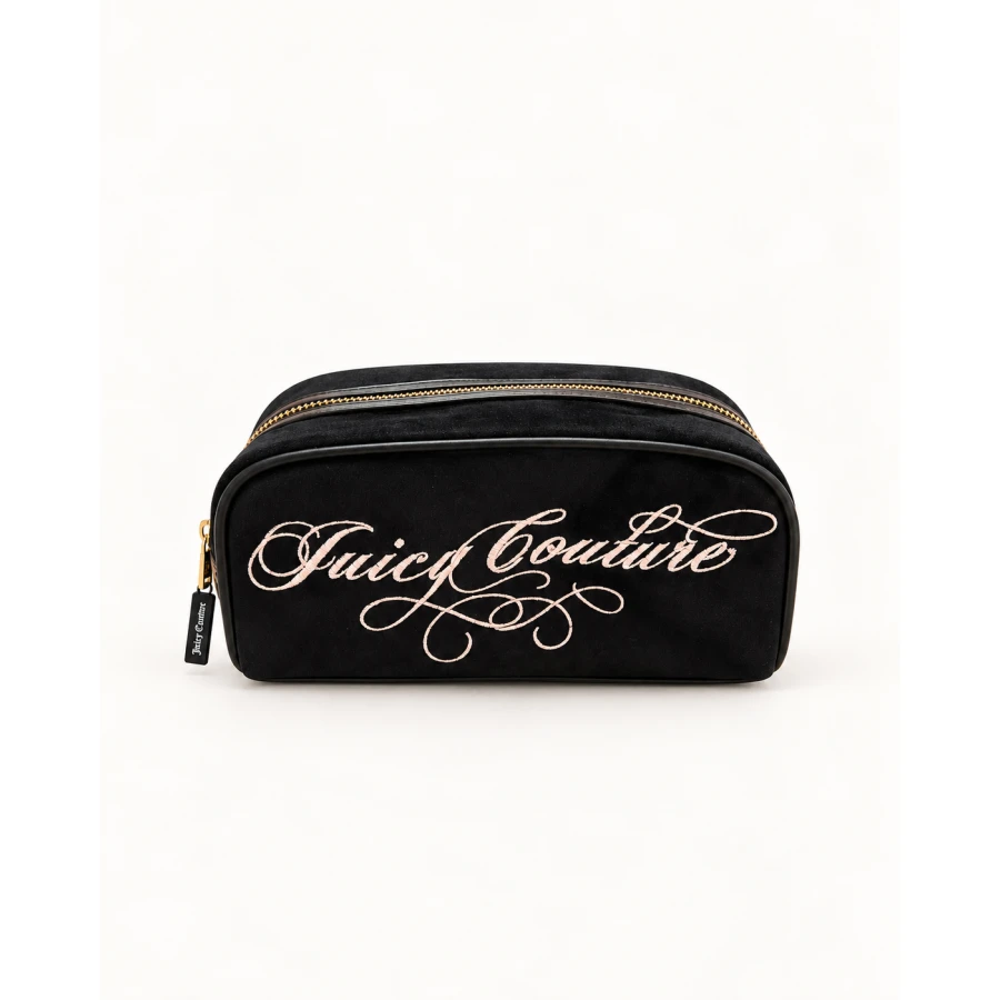 Neceser Juicy Couture Black Signature — elegancia en cada detalle.