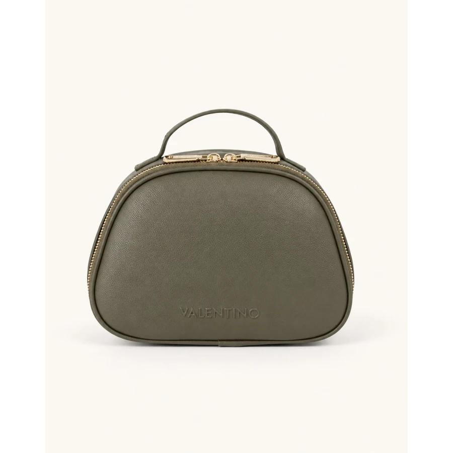 Neceser Valentino Bianka Verde Oliva — elegancia y organización en cada detalle Neceser Valentino Bianka Verde Oliva — elegancia y organización en cada detalle