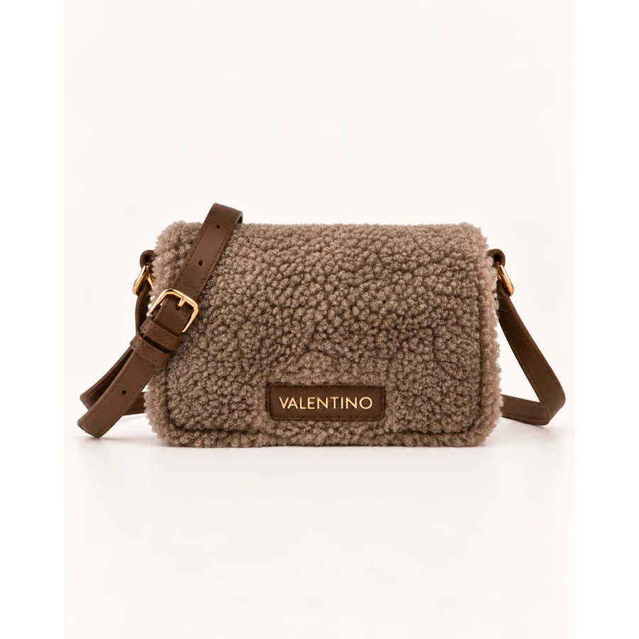 Bolso Valentino Iceland brown — Suavidad y estilo para tus looks de invierno
