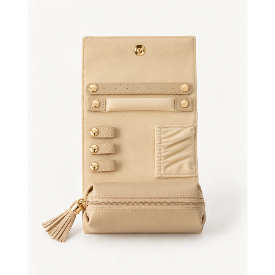 Neceser Valentino Astrid Beige — un toque chic para tus esenciales Neceser Valentino Astrid Beige — un toque chic para tus esenciales