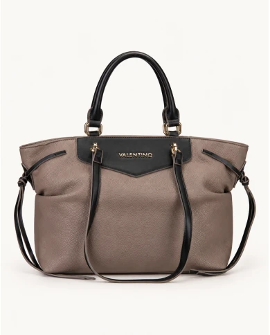 Bolso Valentino Fiamma Taupe Tote — elegancia versátil con un diseño funcional Bolso Valentino Fiamma Taupe Tote — elegancia versátil con un diseño funcional