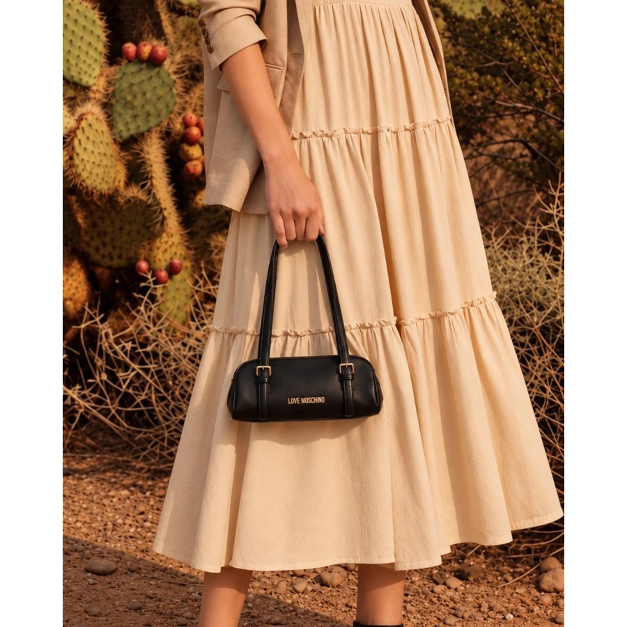 Bolso Love Moschino Smart Daily Negro — elegancia versátil para cada día