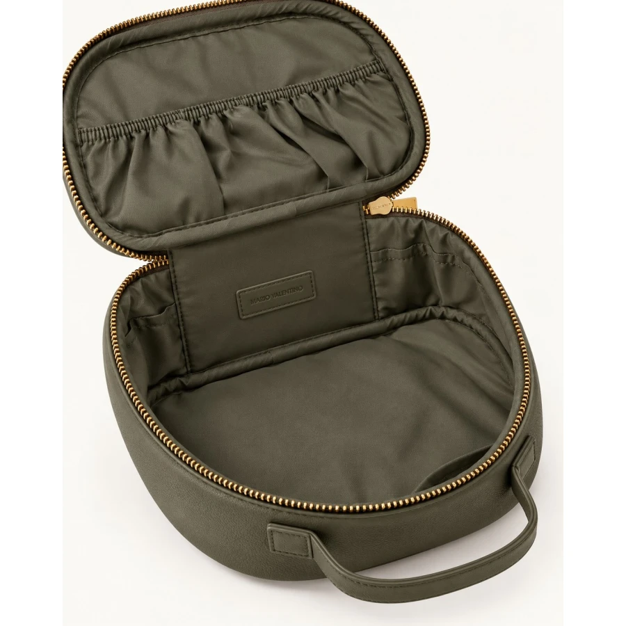 Neceser Valentino Bianka Verde Oliva — elegancia y organización en cada detalle Neceser Valentino Bianka Verde Oliva — elegancia y organización en cada detalle