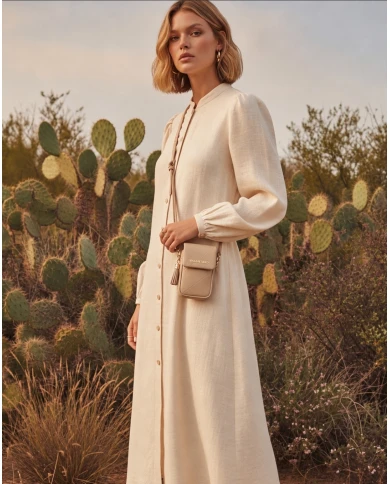 Portamóvil Valentino Astrid Beige — elegancia y estilo en formato compacto