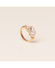 Anillo Plata dorado Vitoria S Anillo Plata dorado Vitoria S