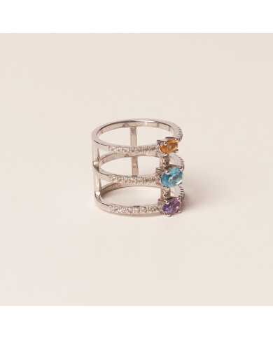 Anillo Plata circonitas Sullivan