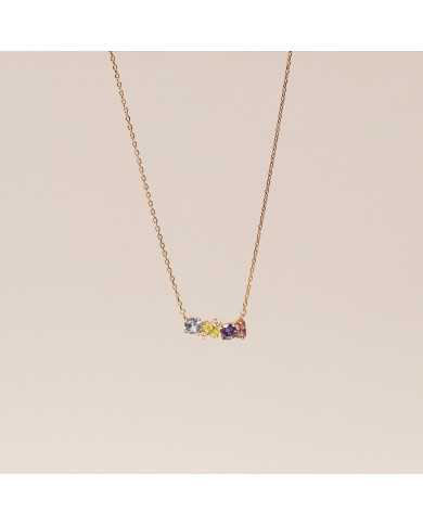 Collar de plata dorado Yolas V